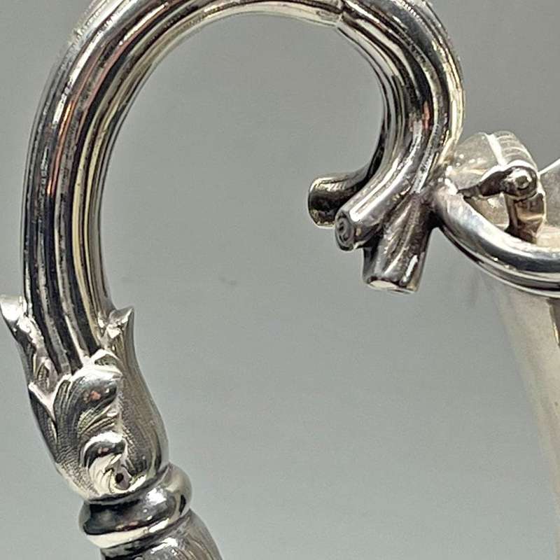 Hallmarked Silver Claret Jug London 1860 Savory and Sons