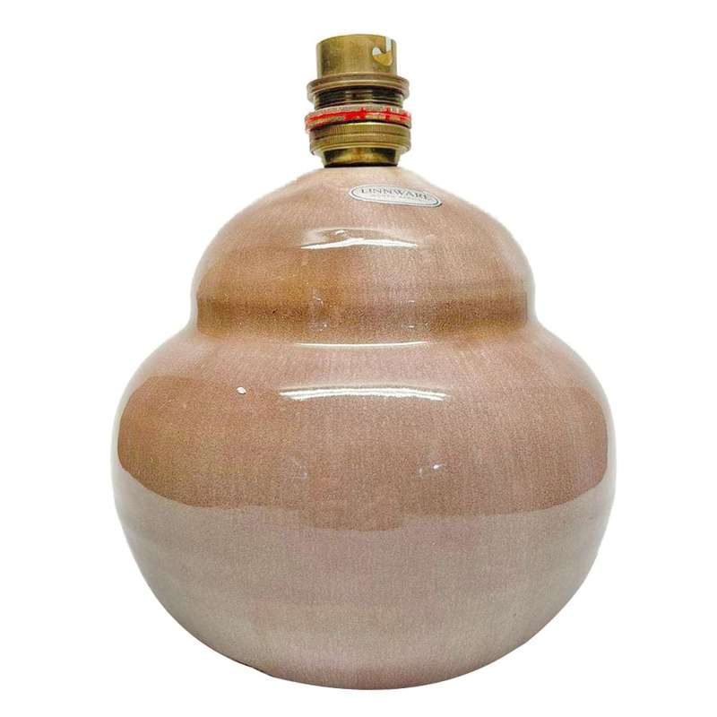 Linnware Mushroom Glaze Lamp Base