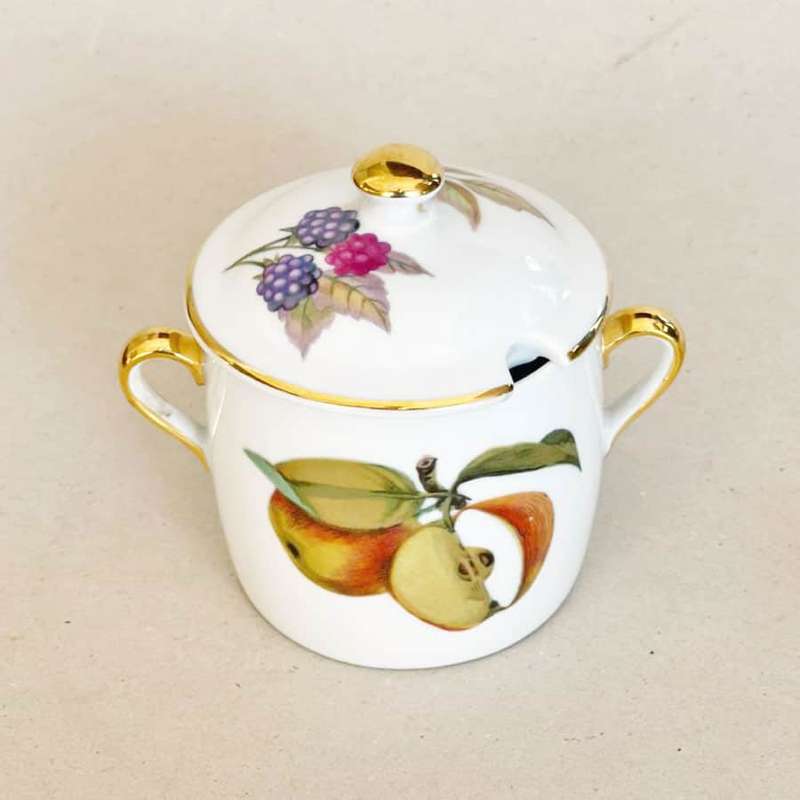 Royal Worcester Evesham Jam Jar
