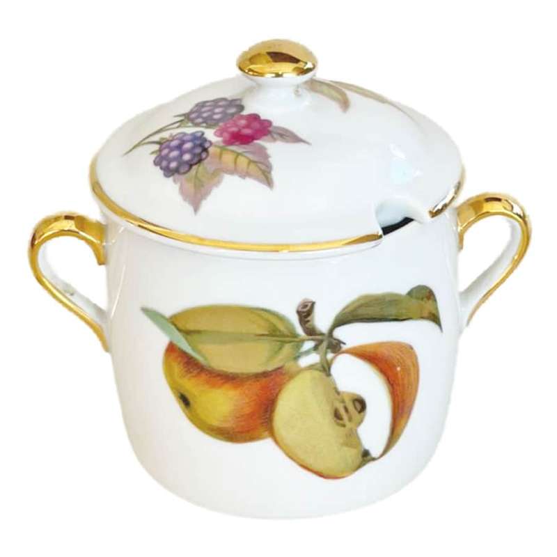 Royal Worcester Evesham Jam Jar