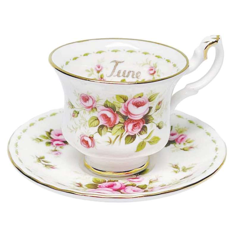 Royal Albert Miniature Duo Flowers Of The Month June