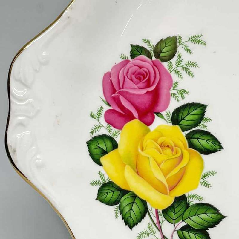 Royal Albert June Delight Large Tea Cake Plate