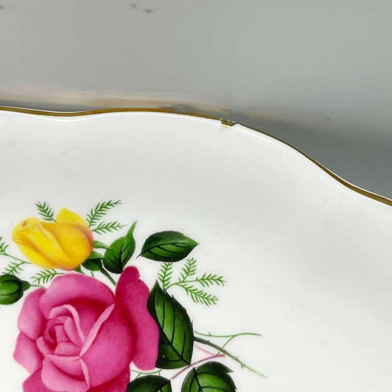 Royal Albert June Delight Large Tea Cake Plate