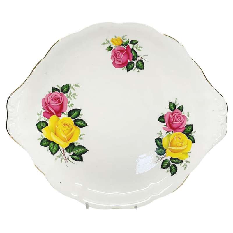 Royal Albert June Delight Large Tea Cake Plate