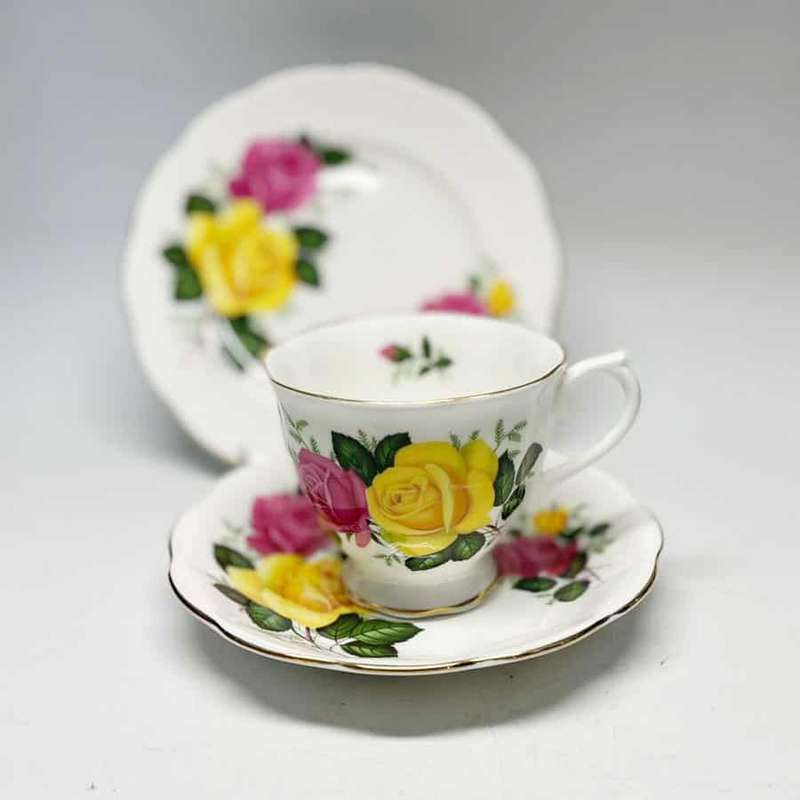 Royal Albert June Delight Tea Trio