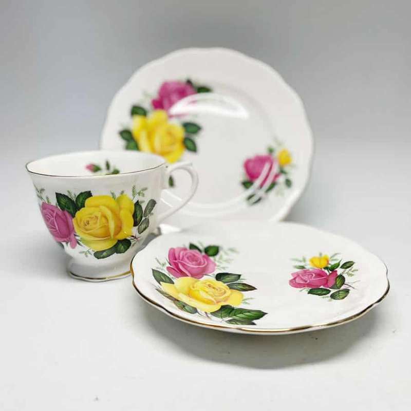 Royal Albert June Delight Tea Trio