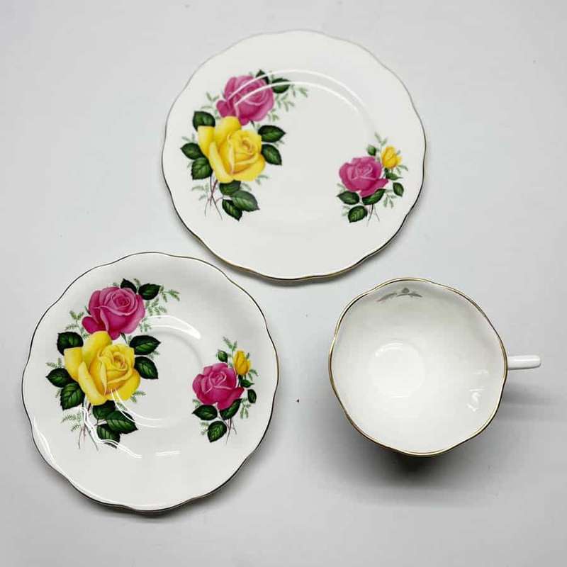 Royal Albert June Delight Tea Trio