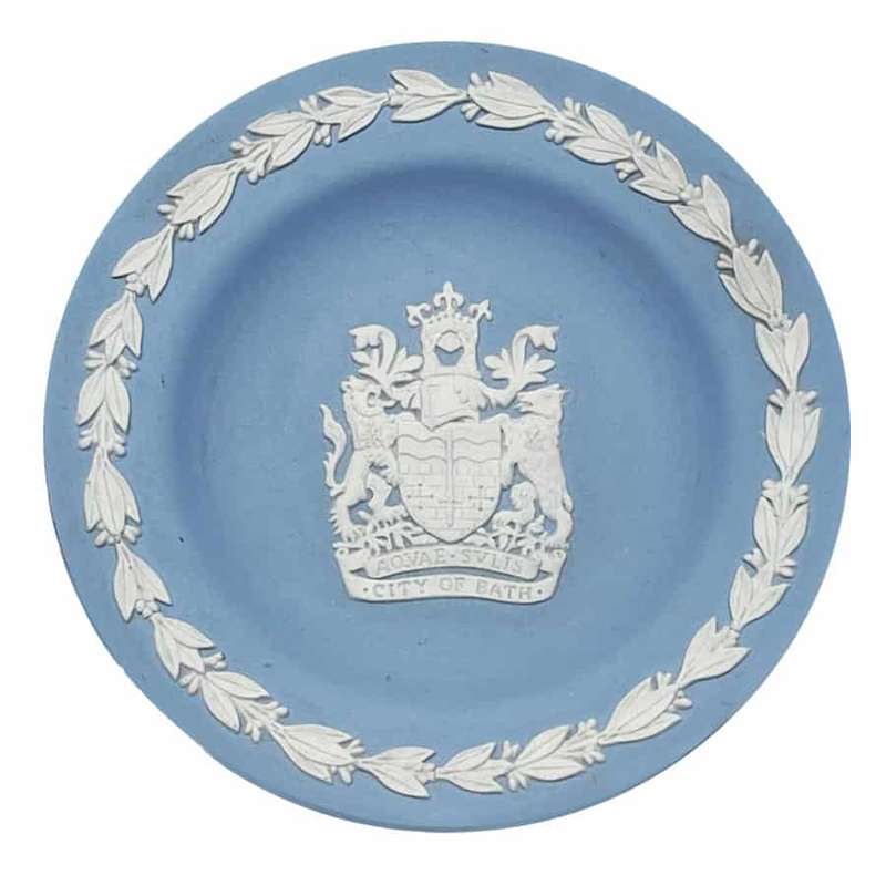 Wedgwood Blue Jasperware Bon Bon City Of Bath