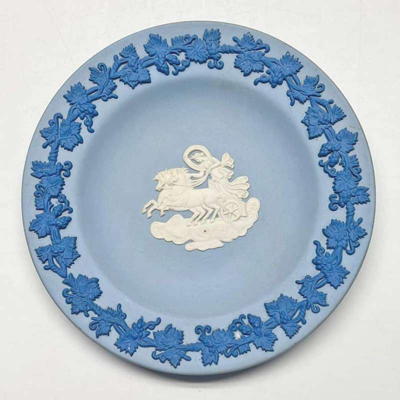 Wedgwood Blue Jasperware Helios Tri Colour Bon Bon