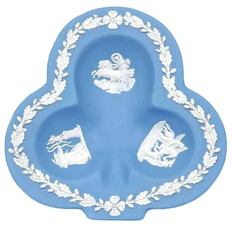 Wedgwood Jasperware Pegasus Club Shaped Tray