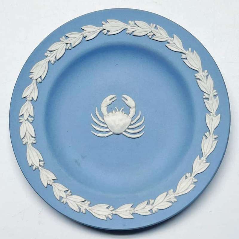 Wedgwood Blue Jasperware Bon Bon Cancer