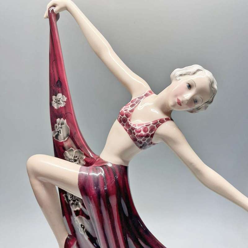 Goldsheider Dancer Maroon Dress Lorenzl