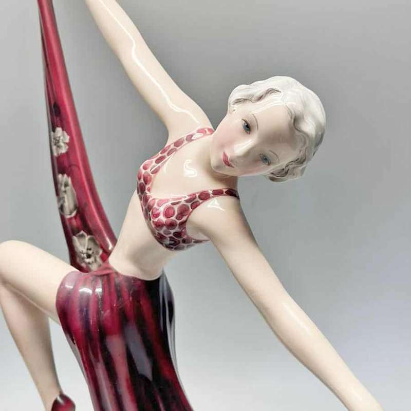 Goldsheider Dancer Maroon Dress Lorenzl