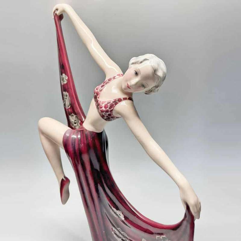 Goldsheider Dancer Maroon Dress Lorenzl