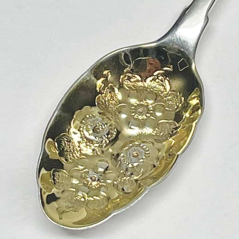 Hallmarked Silver Berry Spoon London 1841
