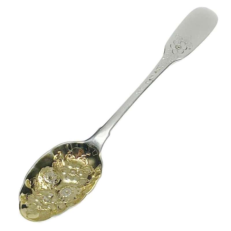 Hallmarked Silver Berry Spoon London 1841