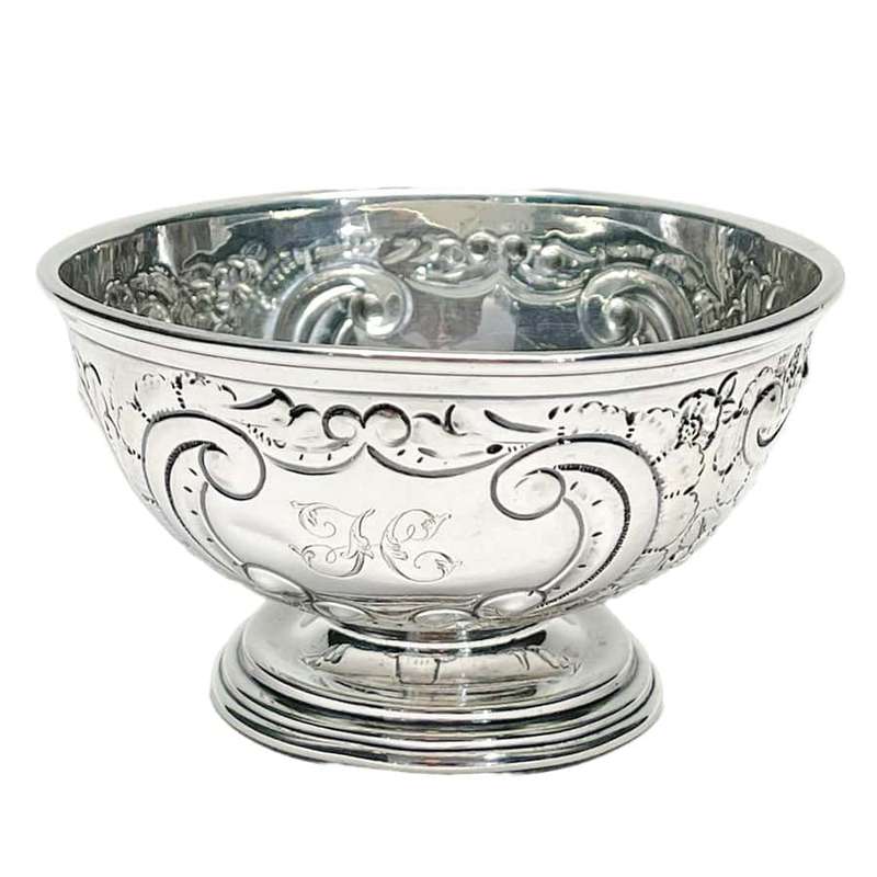Hallmarked Silver Miniature Bowl Birm 1901