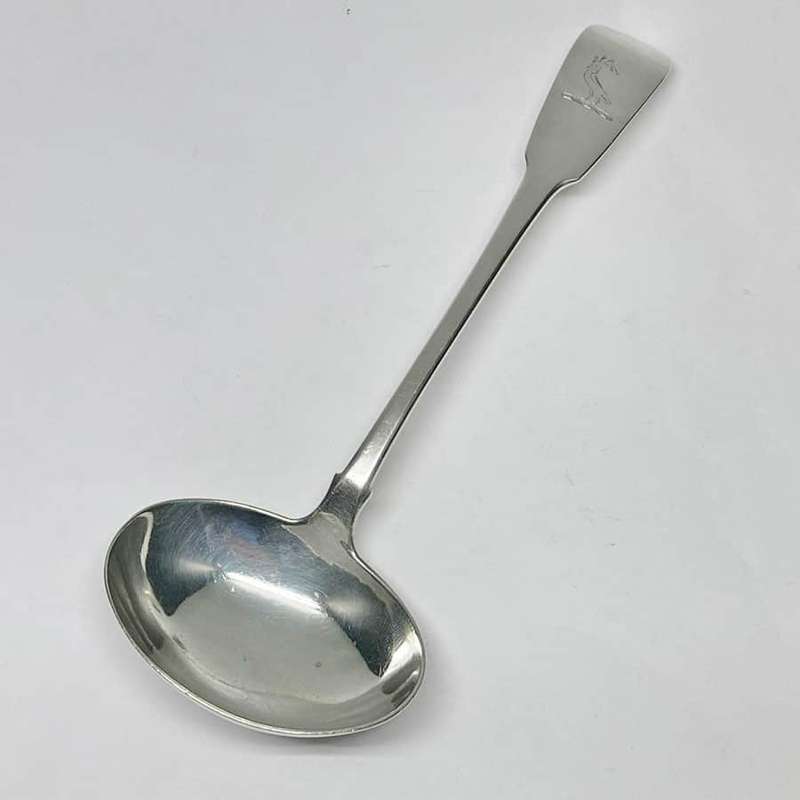 Irish Silver Sauce Ladle Dublin 1814