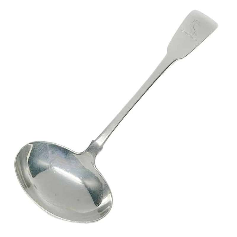 Irish Silver Sauce Ladle Dublin 1814