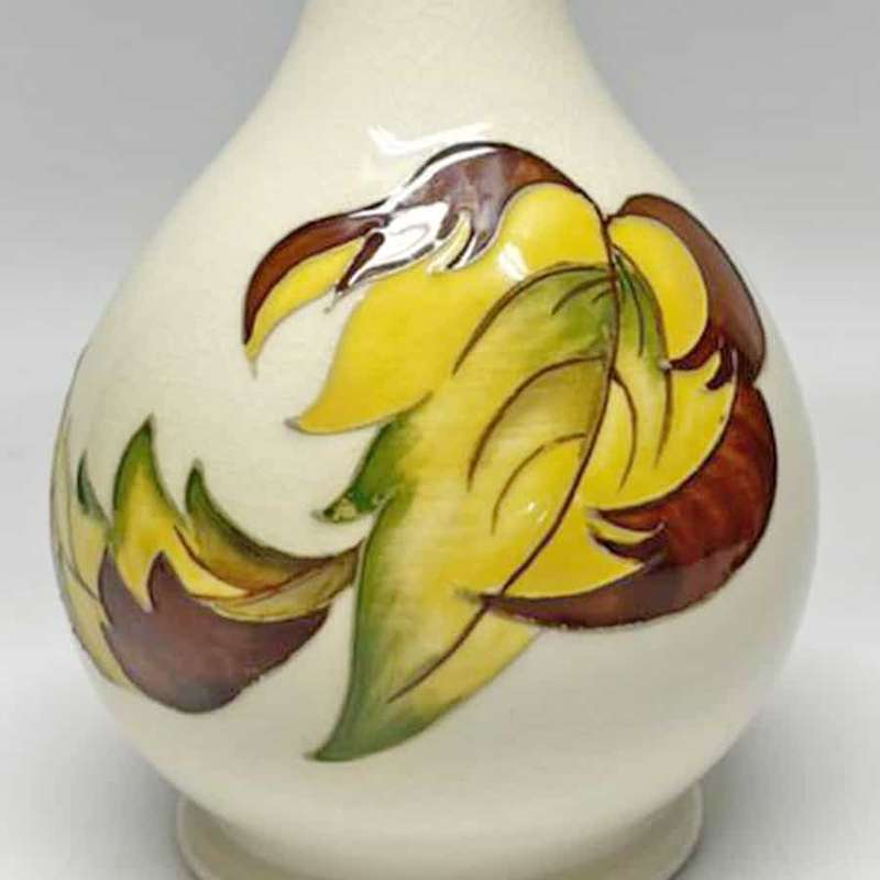 Moorcroft Vase Tumbling Autumn Leaves