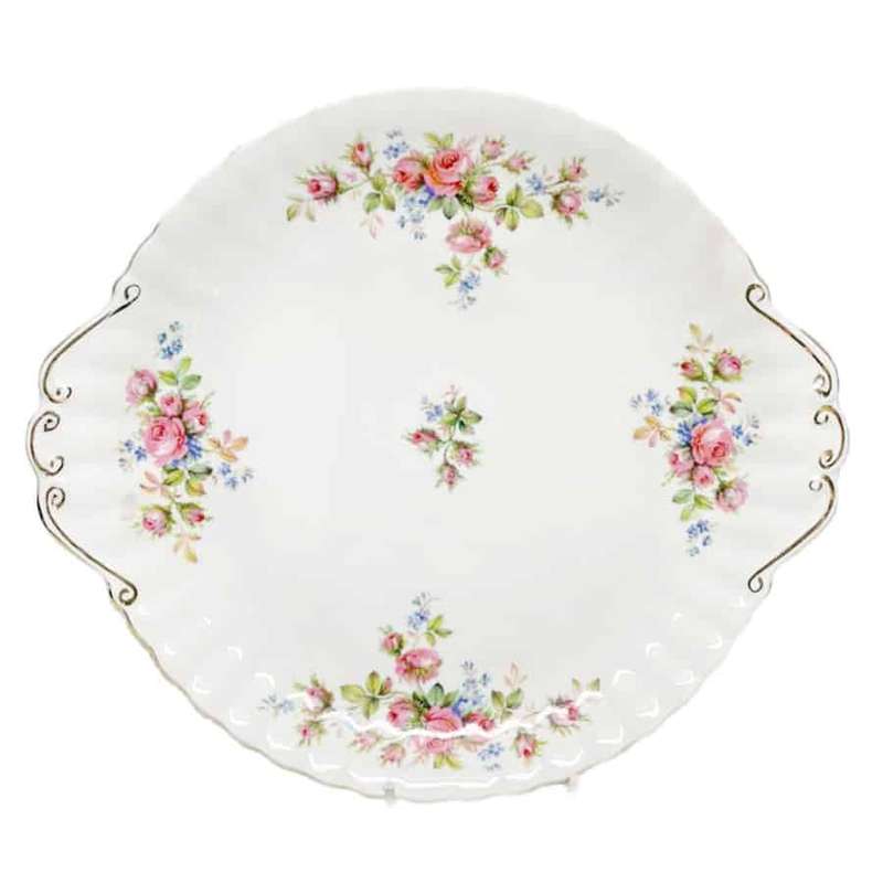 Royal Albert  Moss Rose Large Cake Plate