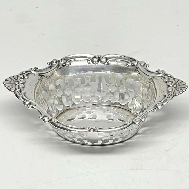 Sterling Silver Rectangular Bon Bon