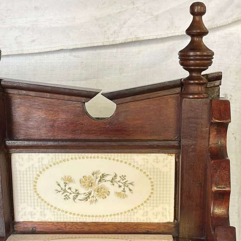 Edwardian Tiled Mahogany Washstand C1910