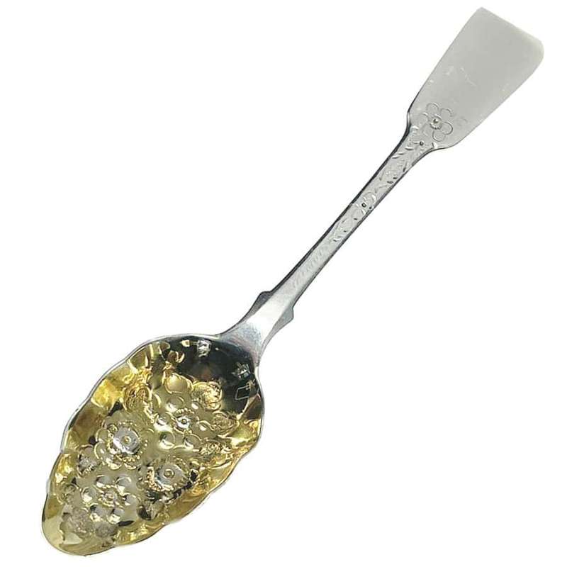 Hallmarked Silver Berry Spoon London 1837