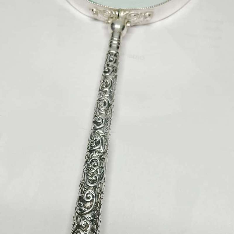 Original German Silver Victorian  Magnifying Glass
