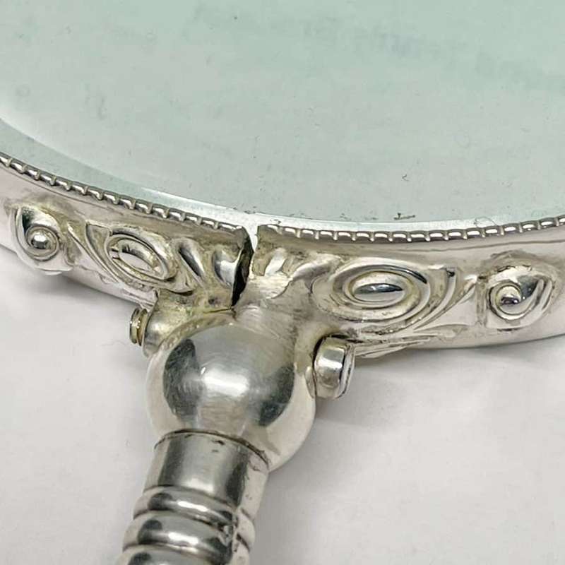 Original German Silver Victorian  Magnifying Glass