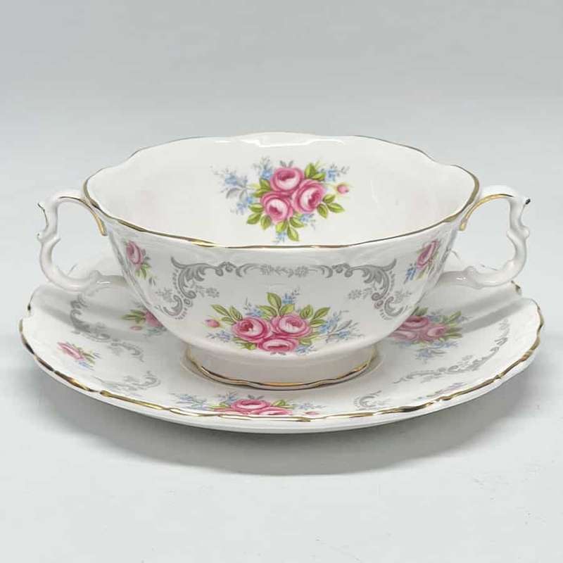 Royal Albert Tranquillity Soup Coupe And Saucer