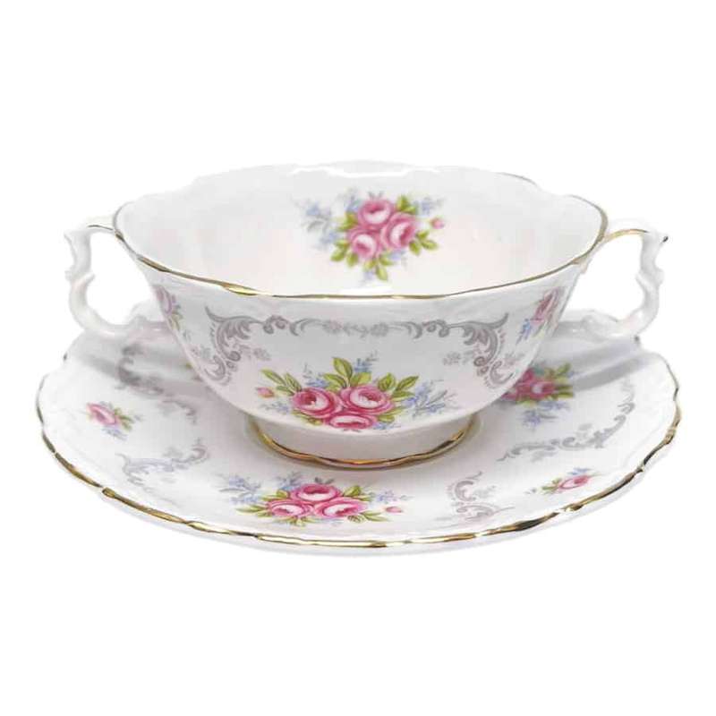 Royal Albert Tranquillity Soup Coupe And Saucer