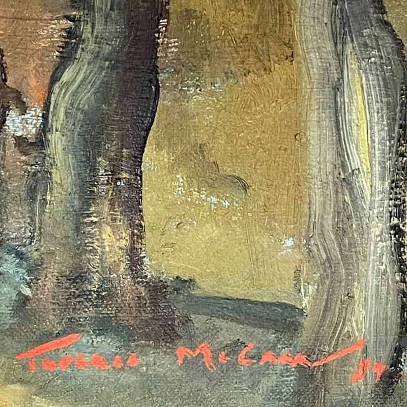 Terence John McCaw Oil Villa Medici