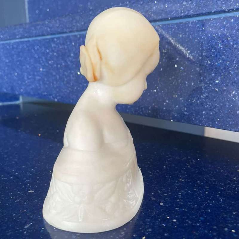 Victorian Alabaster Girl Sigismund Wernekinck