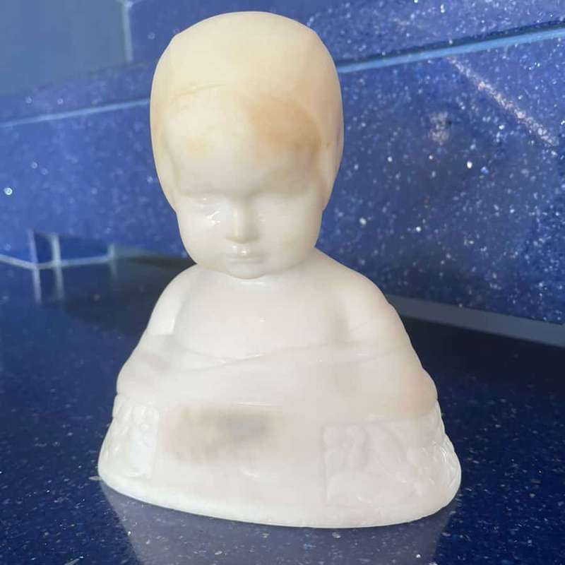 Victorian Alabaster Girl Sigismund Wernekinck