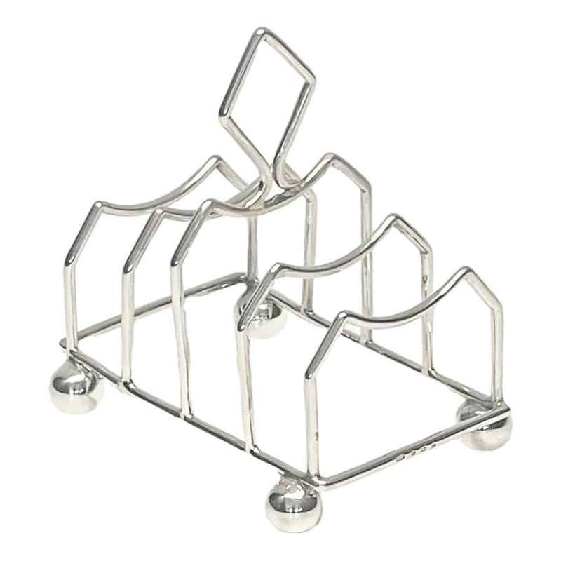 Hallmarked Silver Toast Rack Birmingham 1900