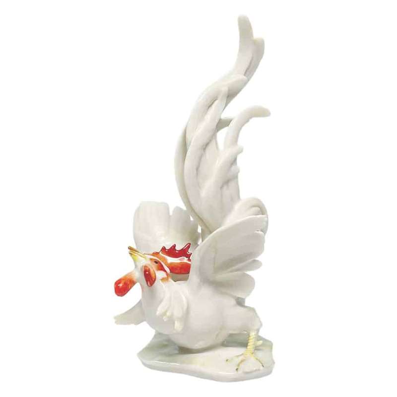 Hutschenreuther Rare Fighting Cock Figurine