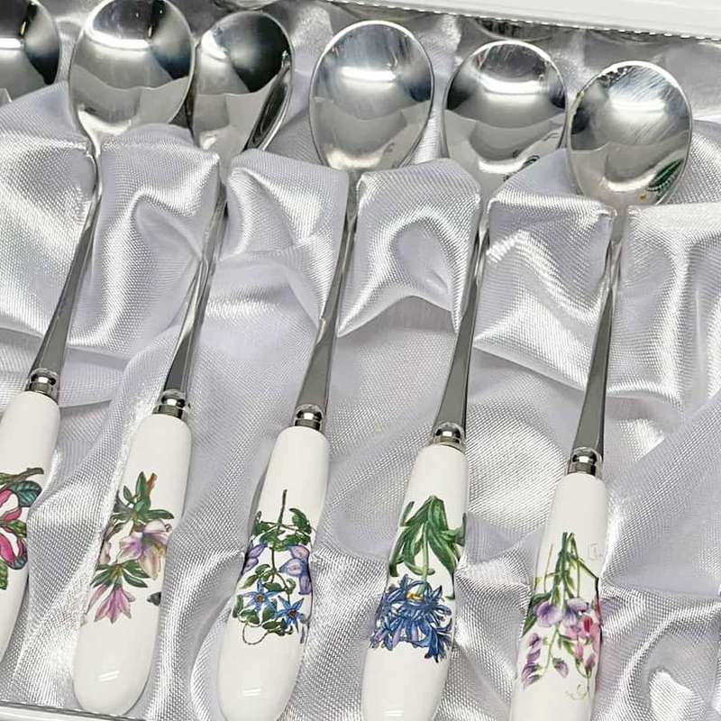 Portmeirion Botanic Garden Boxed Set Tea Spoons