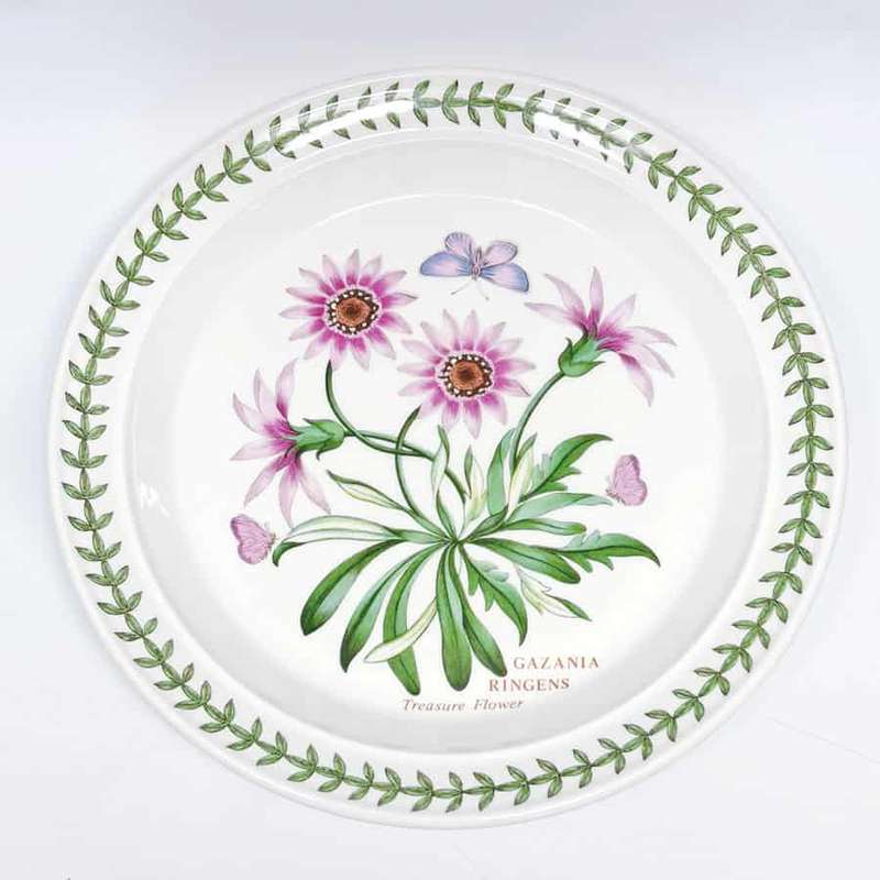 Portmeirion Botanic Garden Treasure Flower Entree Plate