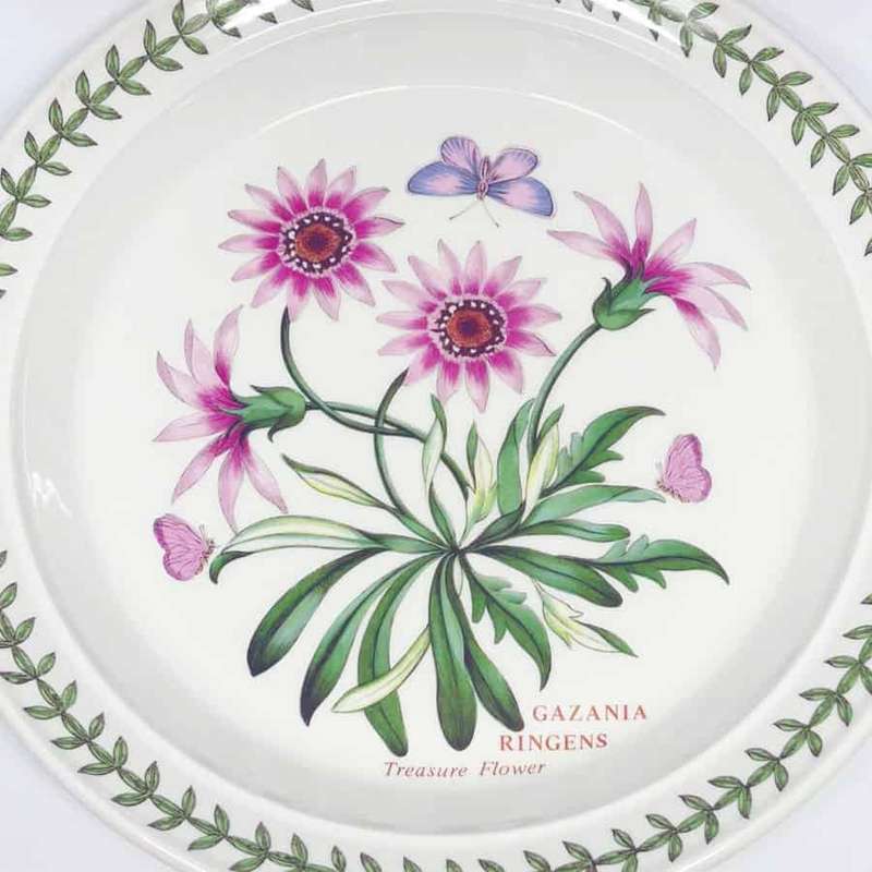 Portmeirion Botanic Garden Treasure Flower Entree Plate