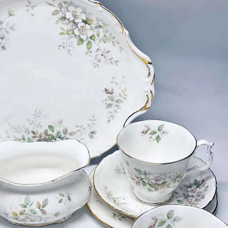 Royal Albert Haworth Pattern Tea Set