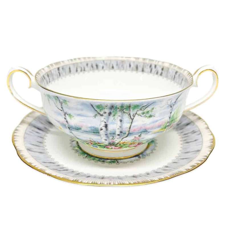 Royal Albert Silver Birch Soup Coupe