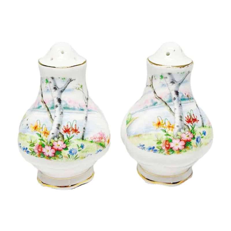 Royal Albert Silver Birch Salt and Pepper