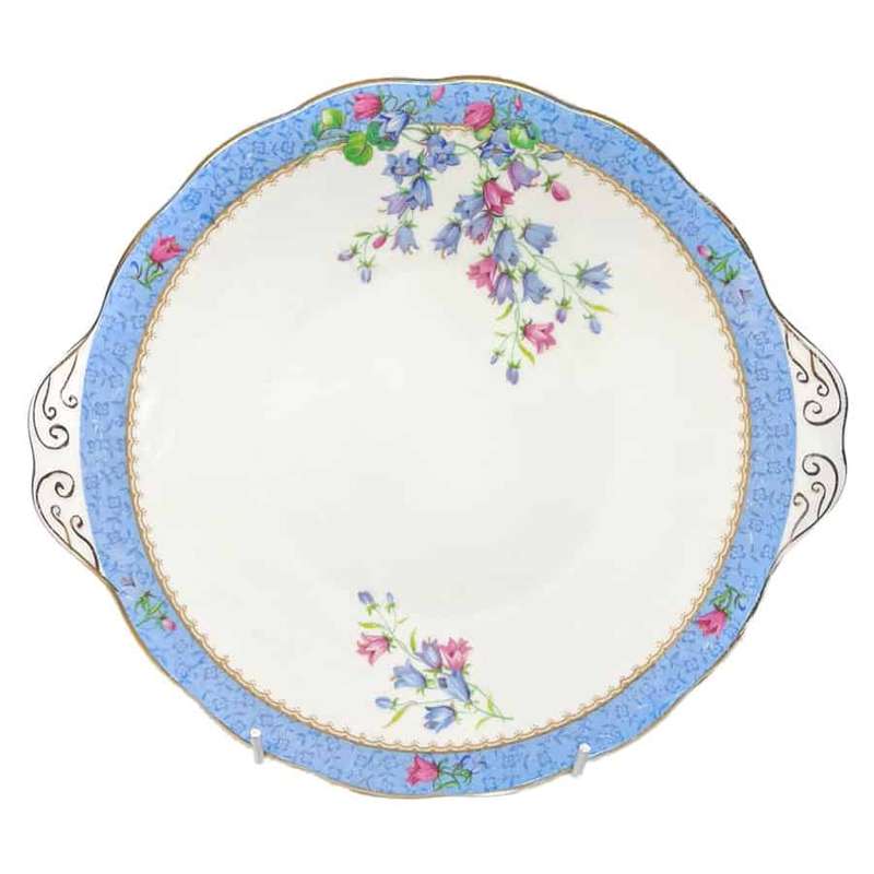 Royal Albert Harebell Tab Large Cake Plate
