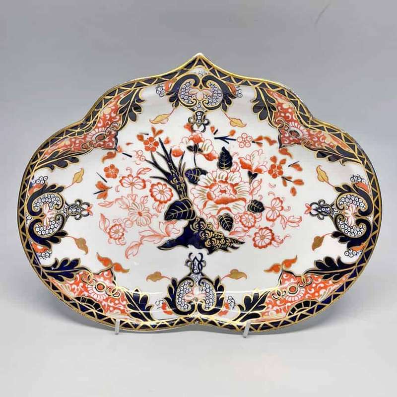 Royal Crown Derby Imari Heart Shaped Bowl 1881