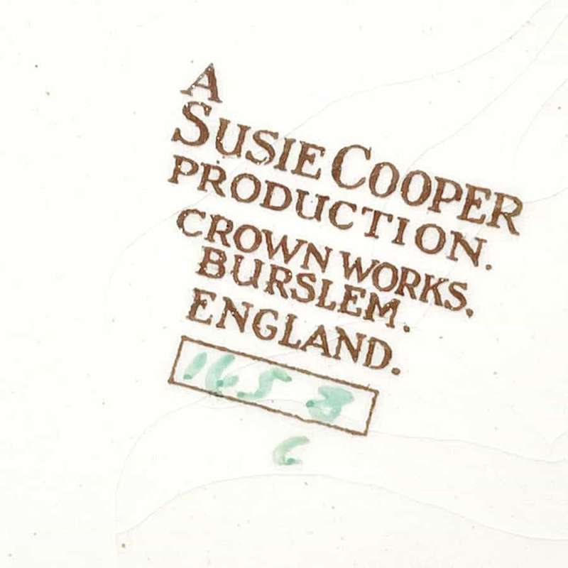 Susie Cooper Patricia Rose Green Vegetable Bowl