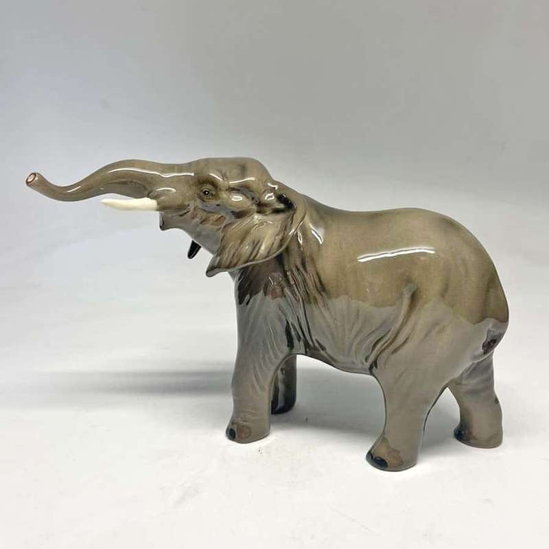 Beswick Elephant Trunk Up C1960
