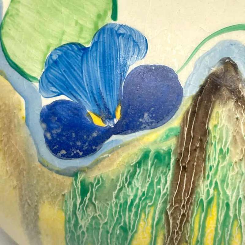 Clarice Cliff Delicia Pansies Handled Jug 634