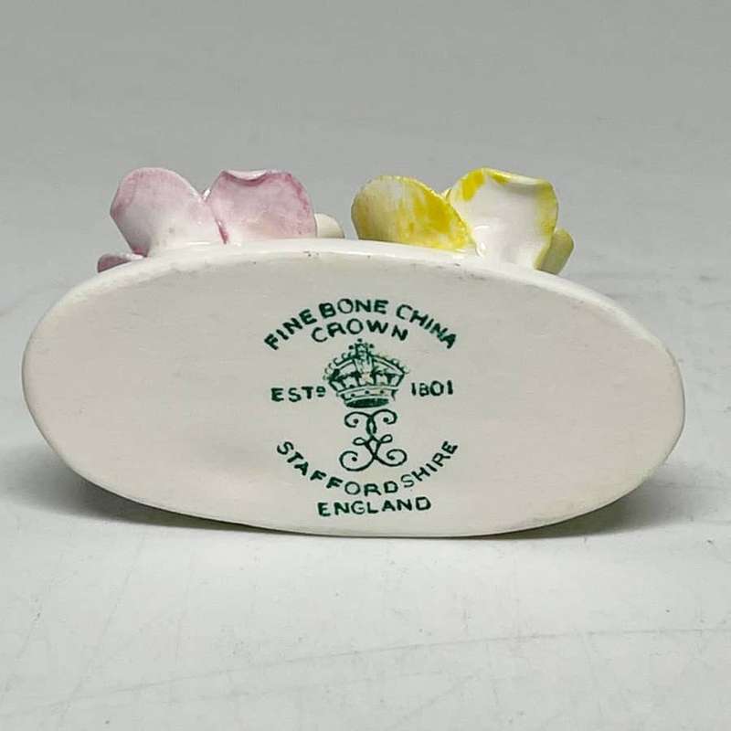 Crown Staffordshire Old Country Roses Place Card Holders