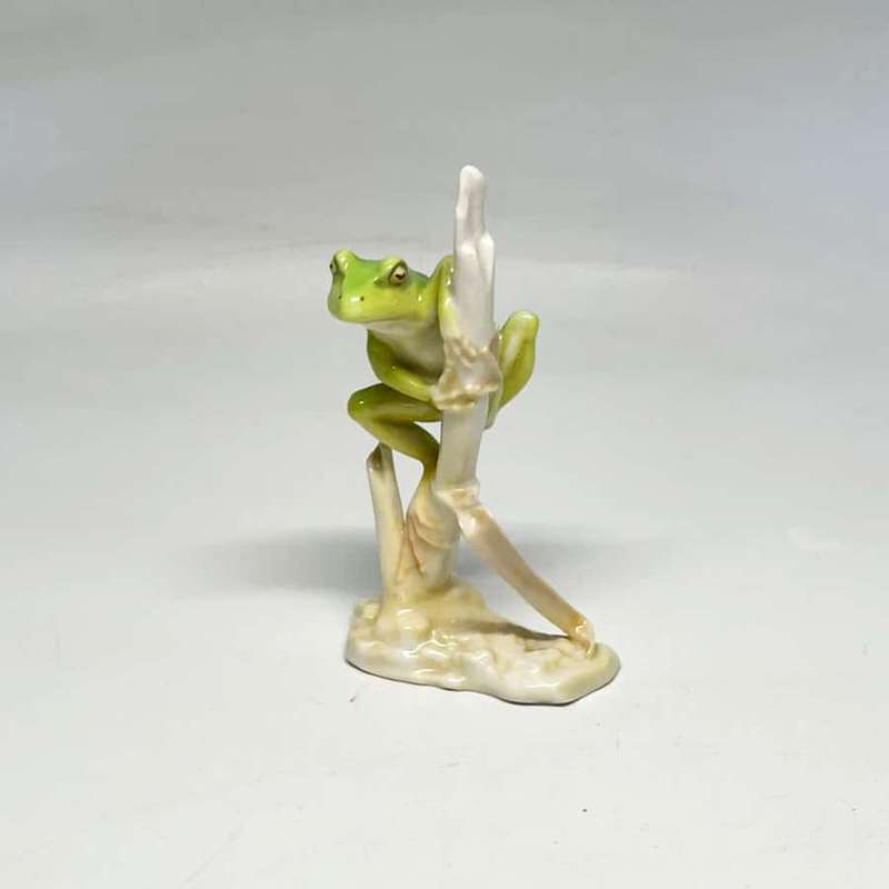 Hutschenreuther H Achtziger Frog On Branch